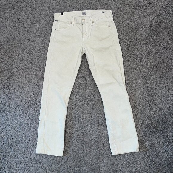 CITIZENS of HUMANITY C&H of LA - Agnes midrise slim straight - Cream Corduroy 25 - Picture 1 of 13